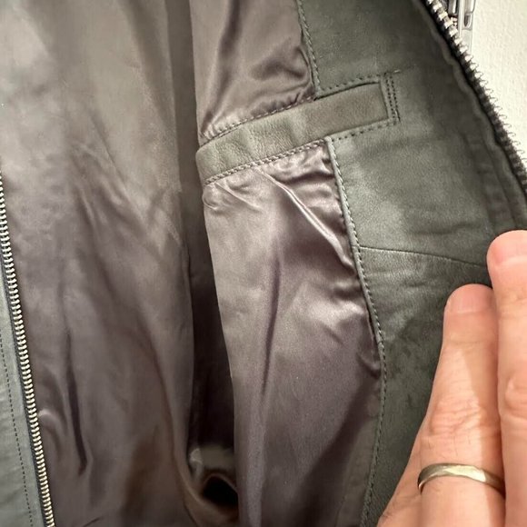 Abercrombie Genuine Suede Bomber Jacket - Picture 2 of 11